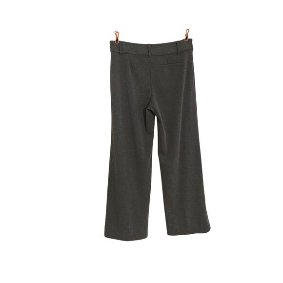 J. Jill Stretch Herringbone Gray Wide Leg Trouser Pants 10P Work Office Career - Picture 2 of 11